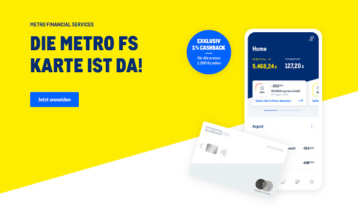 Metro FS Karte: Neue Debit-Mastercard für Business-Kunden